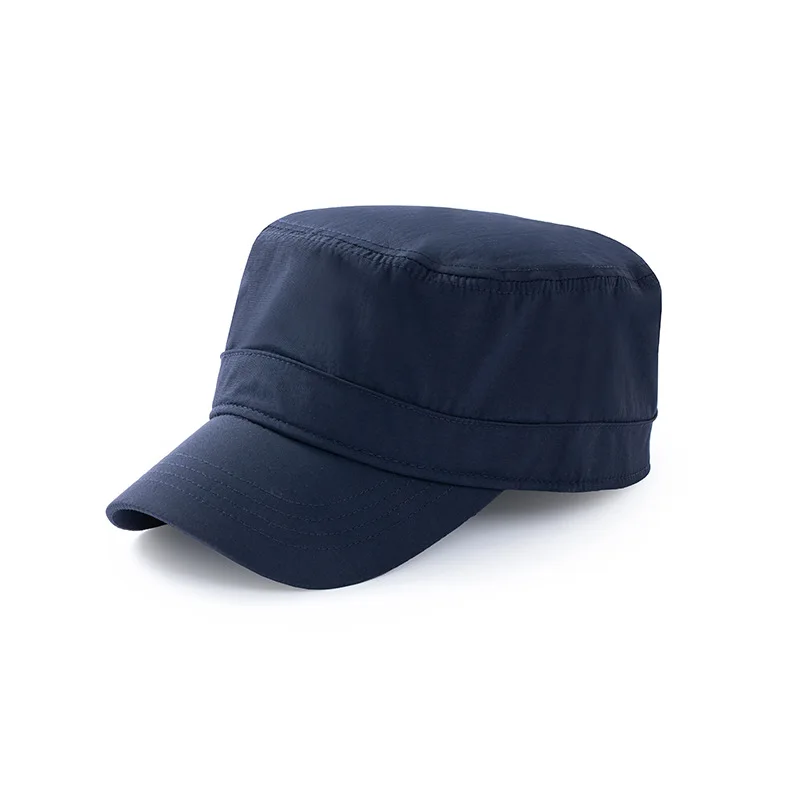 Back Closed Fitted Flat Top Cap Dad Dry Quickly Sun Cap Men Wide and Big Size Baseball Hat 57cm 58cm 59cm 60cm 61cm 62cm