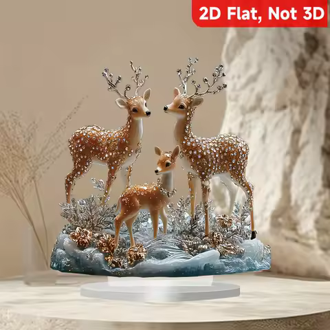 1PC Bohemian Style Deer - Desktop Decoration Collectibles, Suitable for Home, Office, Cafe Display, Unique Gift Idea