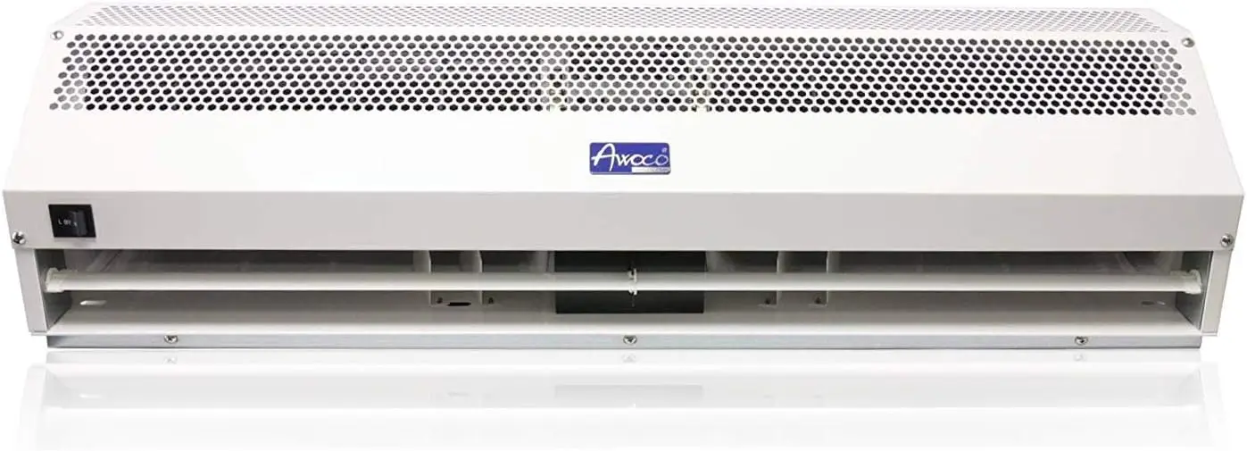 

Awoco 36" Super Power 2 Speeds 1200CFM Commercial Indoor Air Curtain, UL Certified, 120V Unheated - Door Switch Included