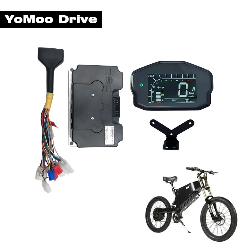 

FarDriver 48V-72V DC ND72450 3KW-5KW Motor BLDC Sine Wave Controller With DKD Display Electric Scooter Conversion Accessories