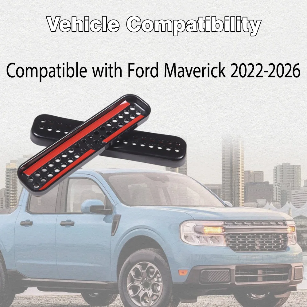 

2Pcs Car Rear Under Seat Air Conditioning Outlet Frame Cover For Ford Maverick 2022 2023 2024 2025 2026