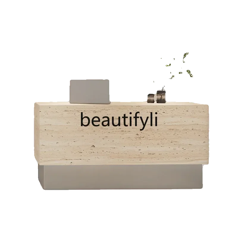 xz1Clothing store checkout page Travertine Nakajima table Beauty salon Yoga studio Beauty reception product company Commercial