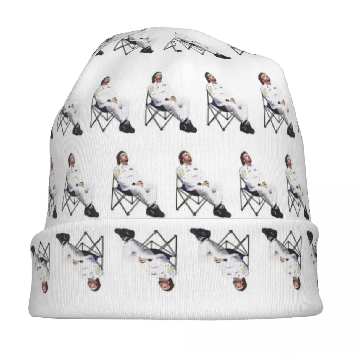 فرناندو ألونسو البرازيل 2015 شاطئ Skullies قبعة صغيرة دافئة الخريف الشتاء في الهواء الطلق قبعة محبوك بونيه قبعات للرجال النساء الكبار