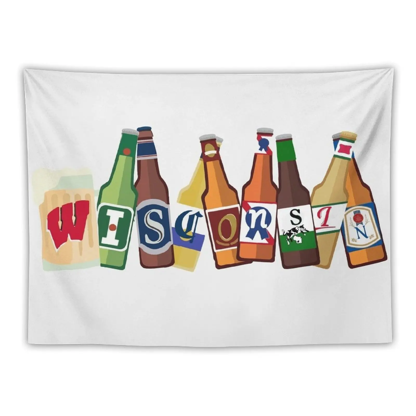 Wisconsin Tapestry Room Decorating Aesthetic Outdoor Decoration Aesthetic Home Decor Tapestry