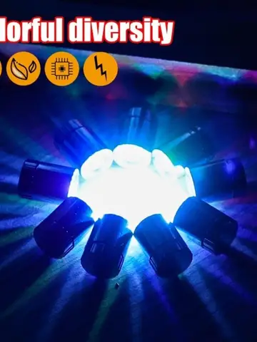 10Pcs New Small Mini LED Light Battery Powered Colorful Light Bulb Electronic Toys Accessories Party New Year Holiday Decoration