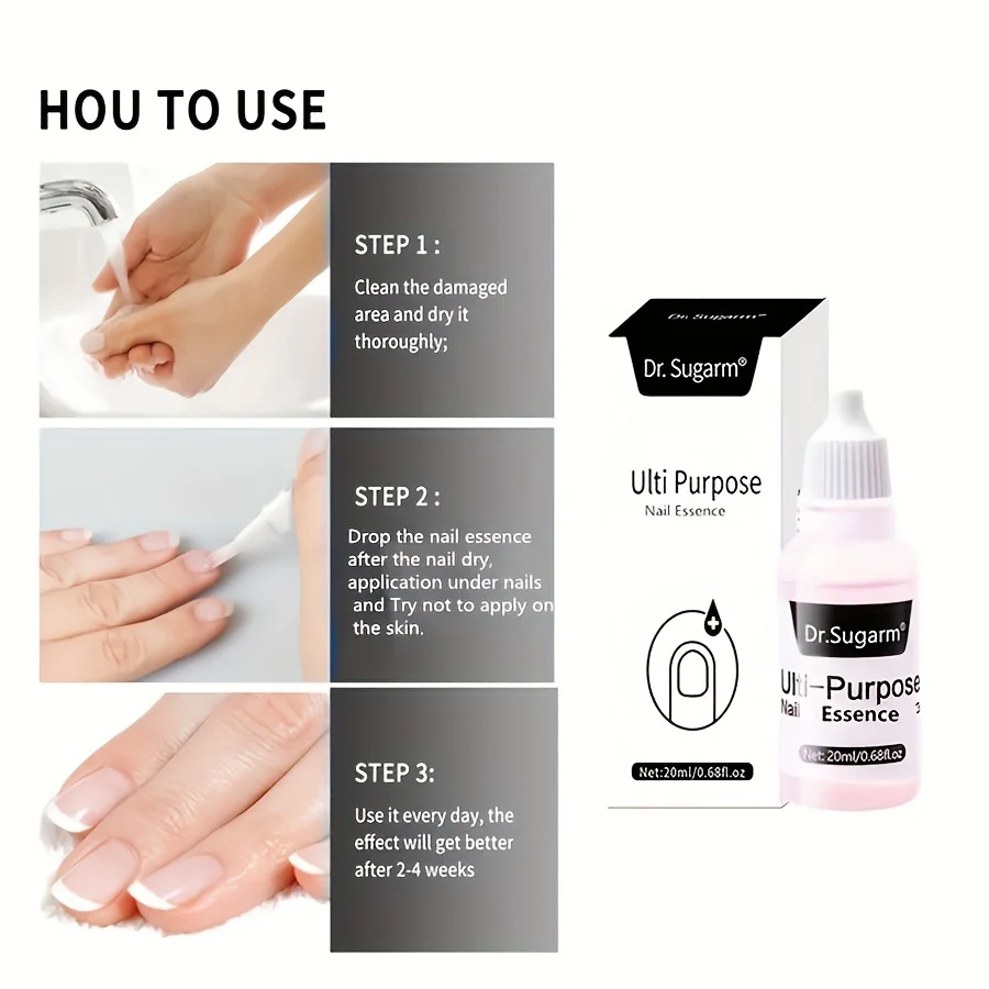 20ml Nail Cuticle Remover Ammorbidente Liquido Esfoliante Olio per cuticole Trattamento Manicure Ammorbidire la pelle morta per Pedicure Unghie Cura