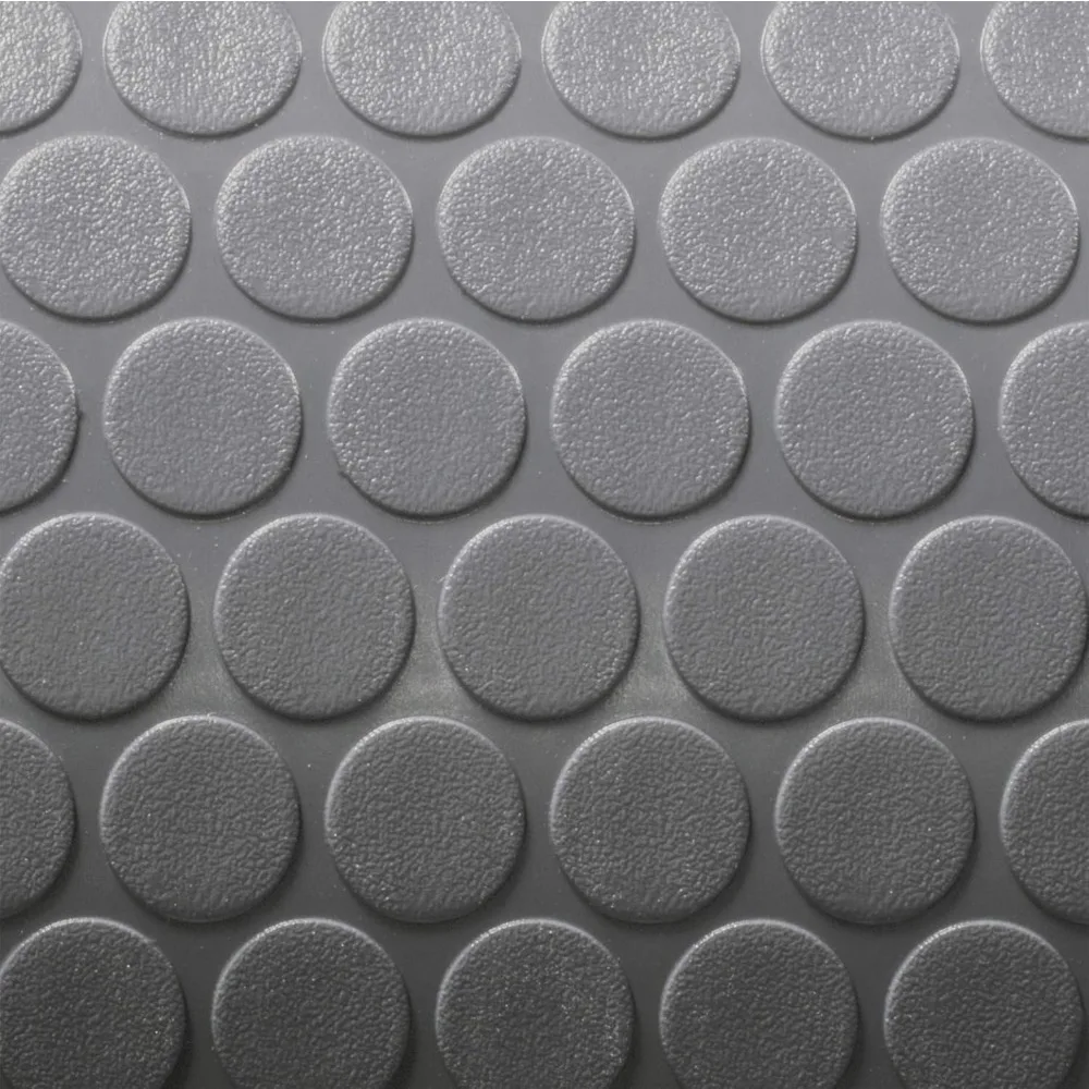 Trailer 8'6" Diamond Flooring | Coin Nickel Pattern | Gray | Waterproof (15ft)
