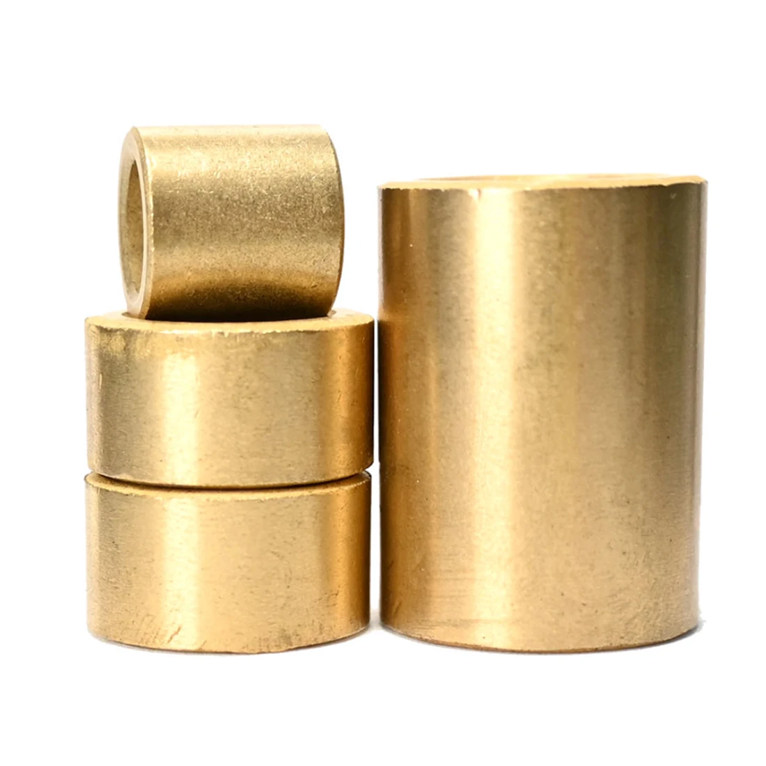 

ID15~30 Brass powder metallurgy oil-containing bearing copper bushing Oil-free self-lubricating composite bearing copper bushing
