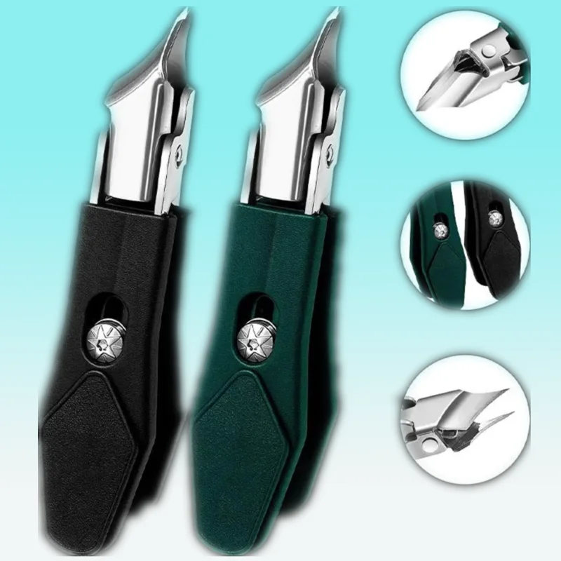 

1 шт. профессиональные инновационные складные кусачки для ногтей из нержавеющей стали, дизайнерские ножницы для ногтей, портативные дорожные маникюрные инструменты