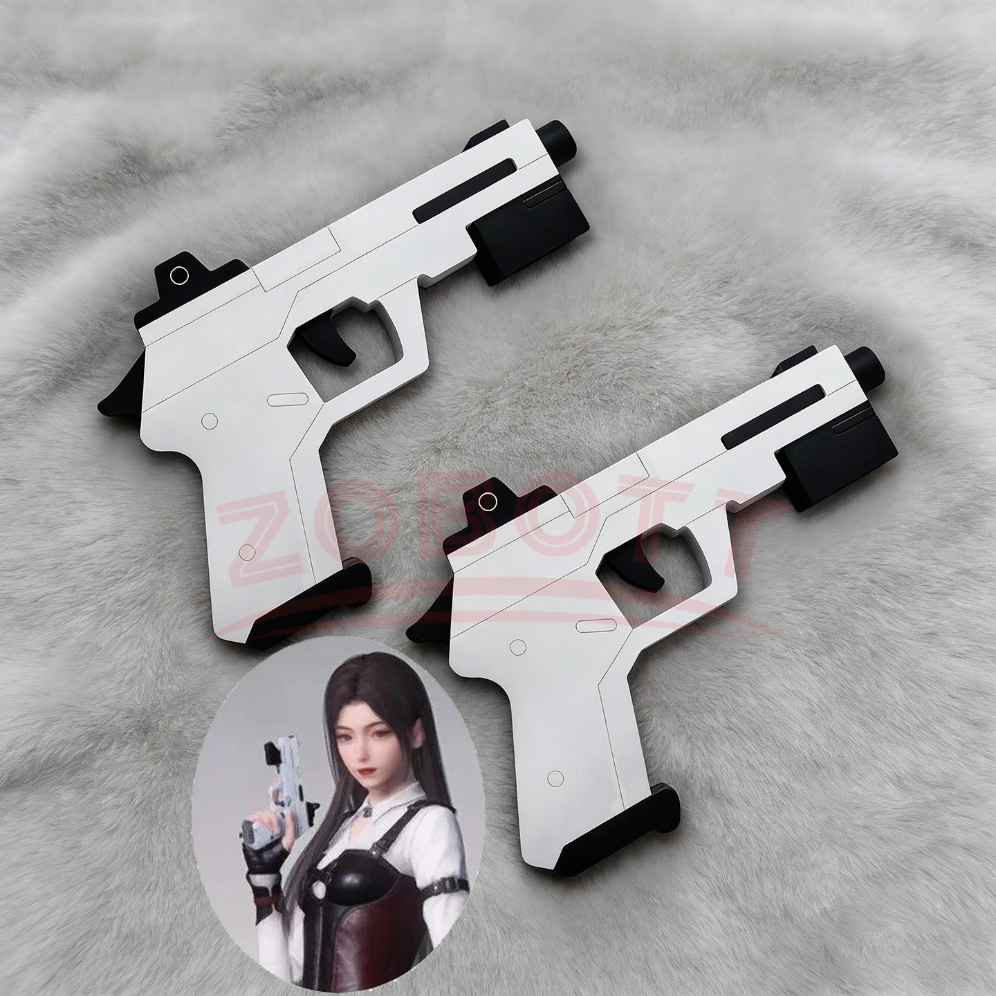 

Love And Deepspace Cosplay Female Props Gun Xavier SUPACE Heroine Cosplay Gun Woman Men Halloween Party Carnival Accessories