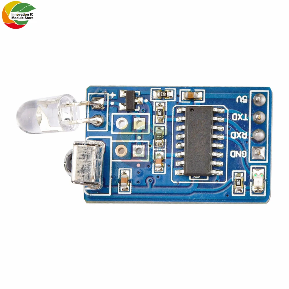 5V Infrared Decoding Module Infrared Wireless Communication NEC Code Pairing Transceiver Serial Communication Coding Module DIY