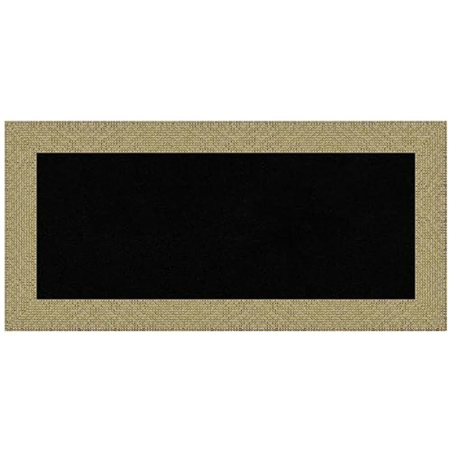 

Black Cork Board for Wall 16x34 Vision Board with Gold Frame Medium Corkboard Office Decor for Home Organization Casual Corkboa