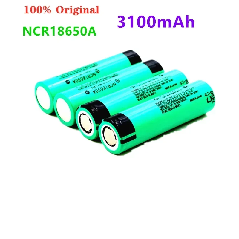 18650 New Original NCR18650A battery 3100mAh 3.7V 18650 lithium rechargeable 3100MAh ncr bateria For Flashlight