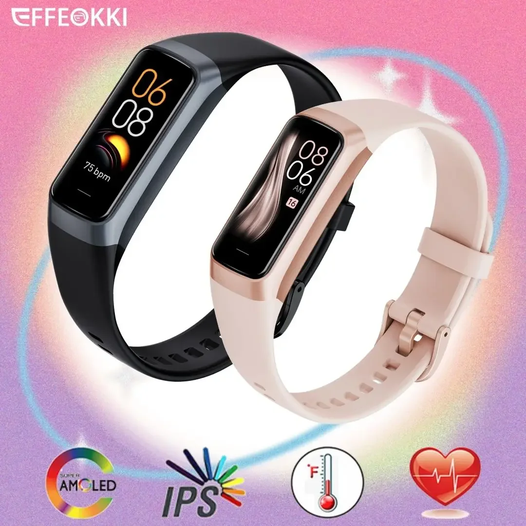 Amoled Display Smartwatch Watches Band 8 Pro New Fit Thin Smart Wrist Watch Blood Pressure Fitness Bracelet