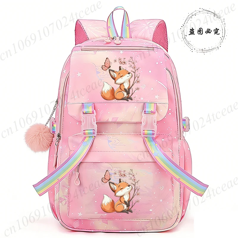 Anime Cartoon Anime Backpack Lunch Bag Set School Bag Pencil Case Girl Back To School Gift Leisure Mochila Teens Travel Bagback