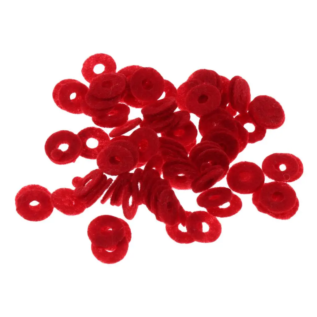 90 PCS Small Wool Felt Piano Keyboard Balance Punching Discs for Pianists