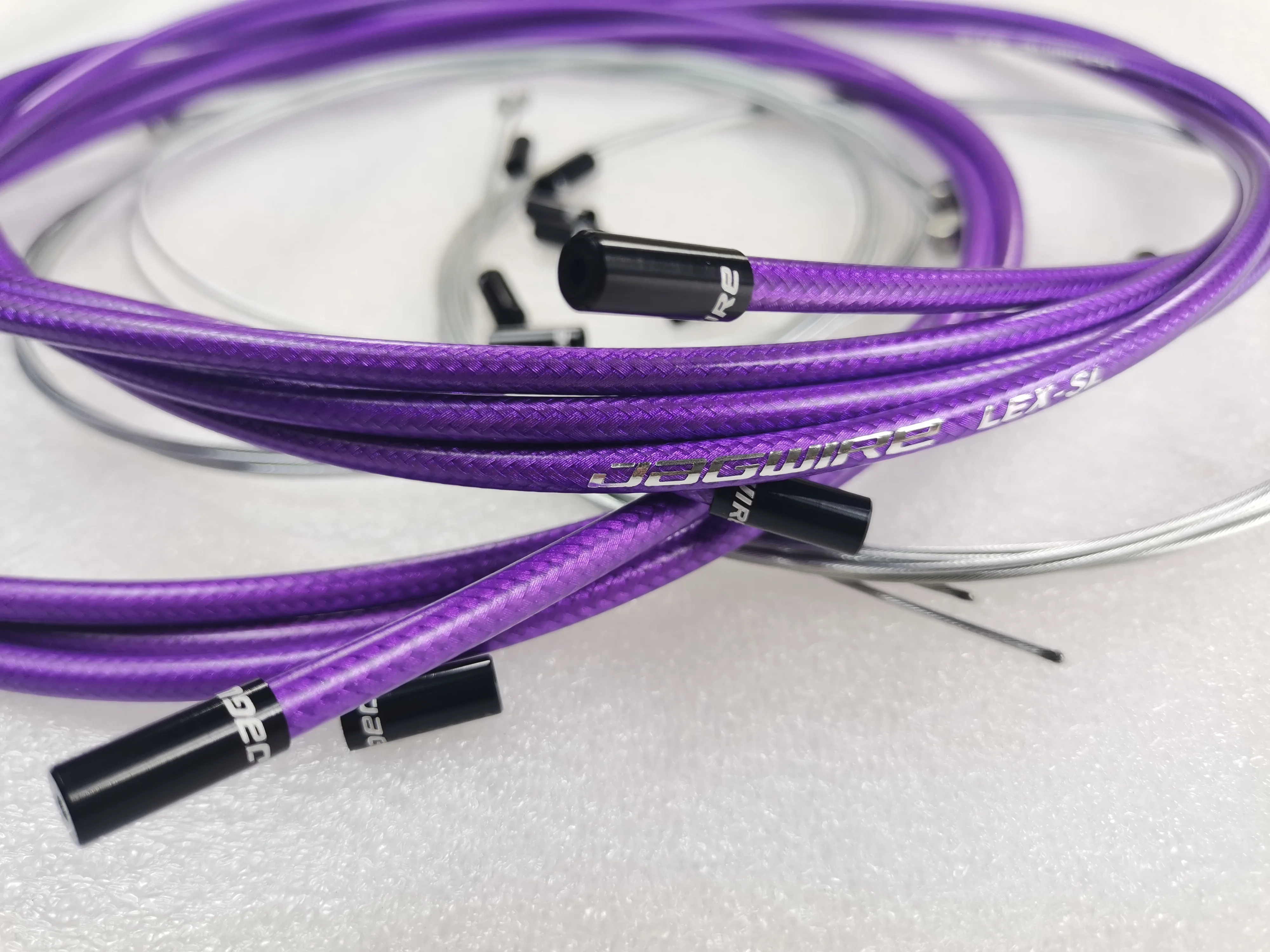 JAGWIRE BRAIDED SL SLICK LUBE HOSE CABLE COMPLETE KIT BRAKE SHIFTER SUIT FOR SHIMANO SRAM PURPLE COLOR