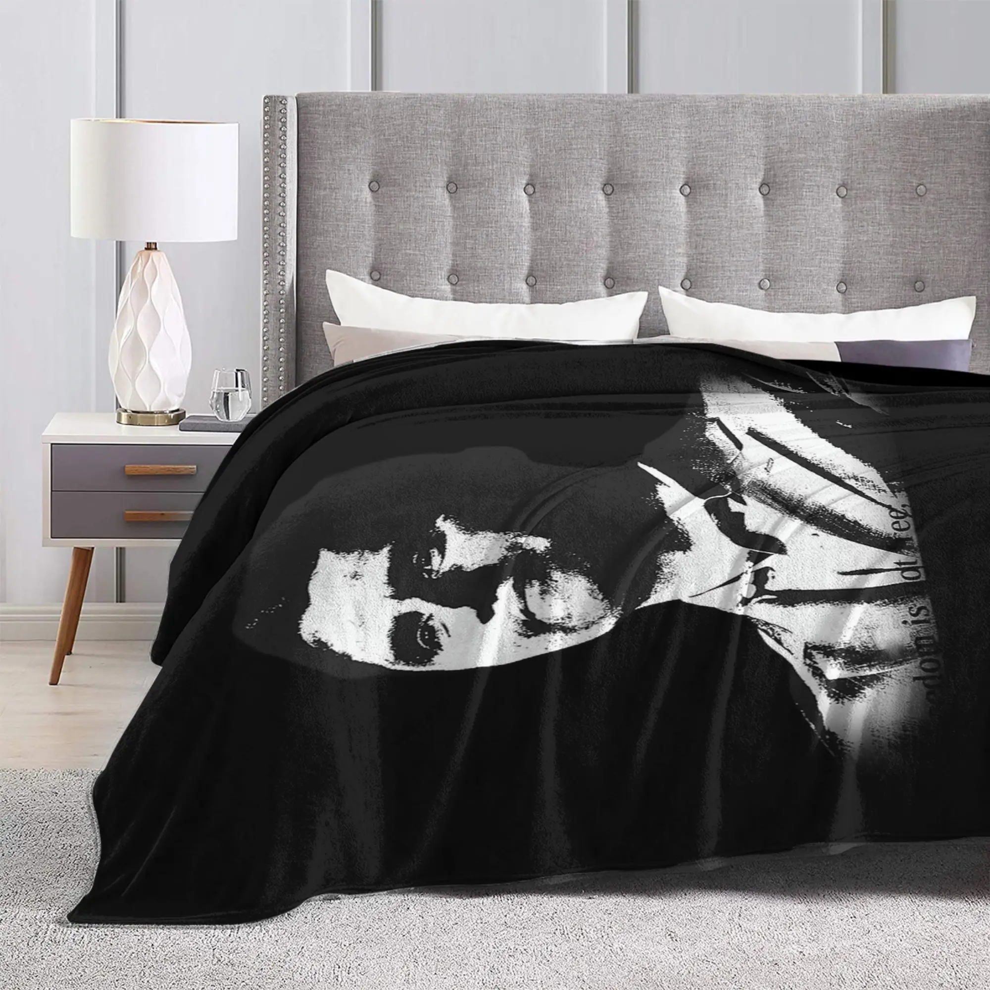 تشارلي كيرك إقتباس الرسم بطانية لينة دافئة مضحك أفخم رمي بطانية للطلاب غرفة المعيشة الفانيلا المفرش غطاء السرير #4