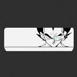 Dragon Ball Car Sticker Vegeta Cartoon Animation Air Conditioner Sticker Paper Decorative Black White Cool Waterproof Sticker