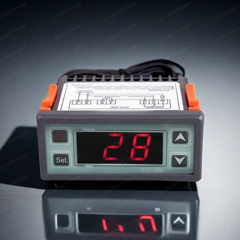 

STC-200 Electronic Digital Temperature Controller Cold Storage Refrigeration Temperature Control Switch Instrument