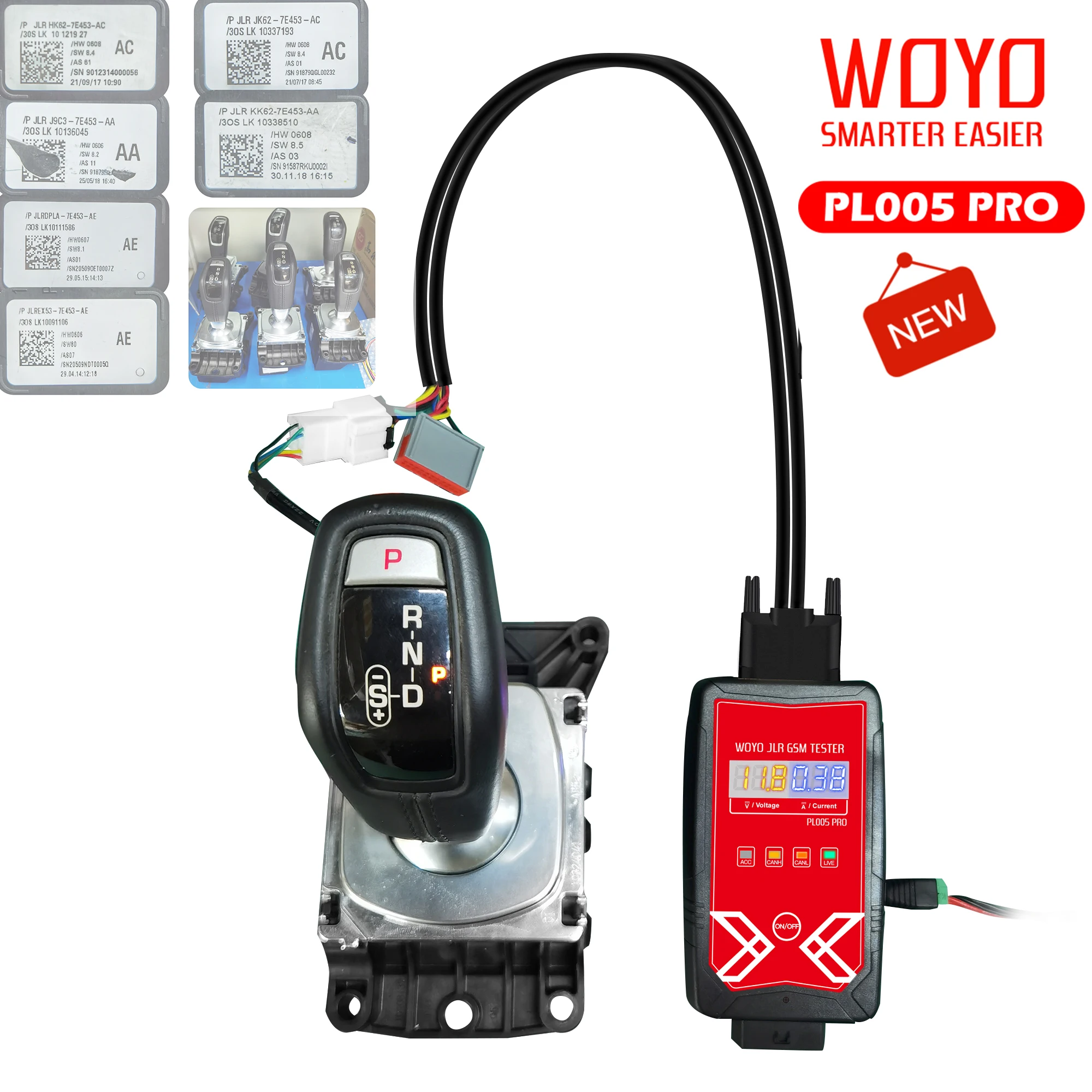 New WOYO PL005 PRO Upgrade for Land Rover for JaguarTransmission Gear Shift Module Tester for Car Diagnostic Scanner Tools