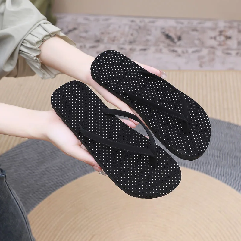 Women Flip Flops Leopard Slippers Ladies Shoes Indoor Outdoor Flip-Flops Beach Flat Slides Pantuflas Mujer 2025