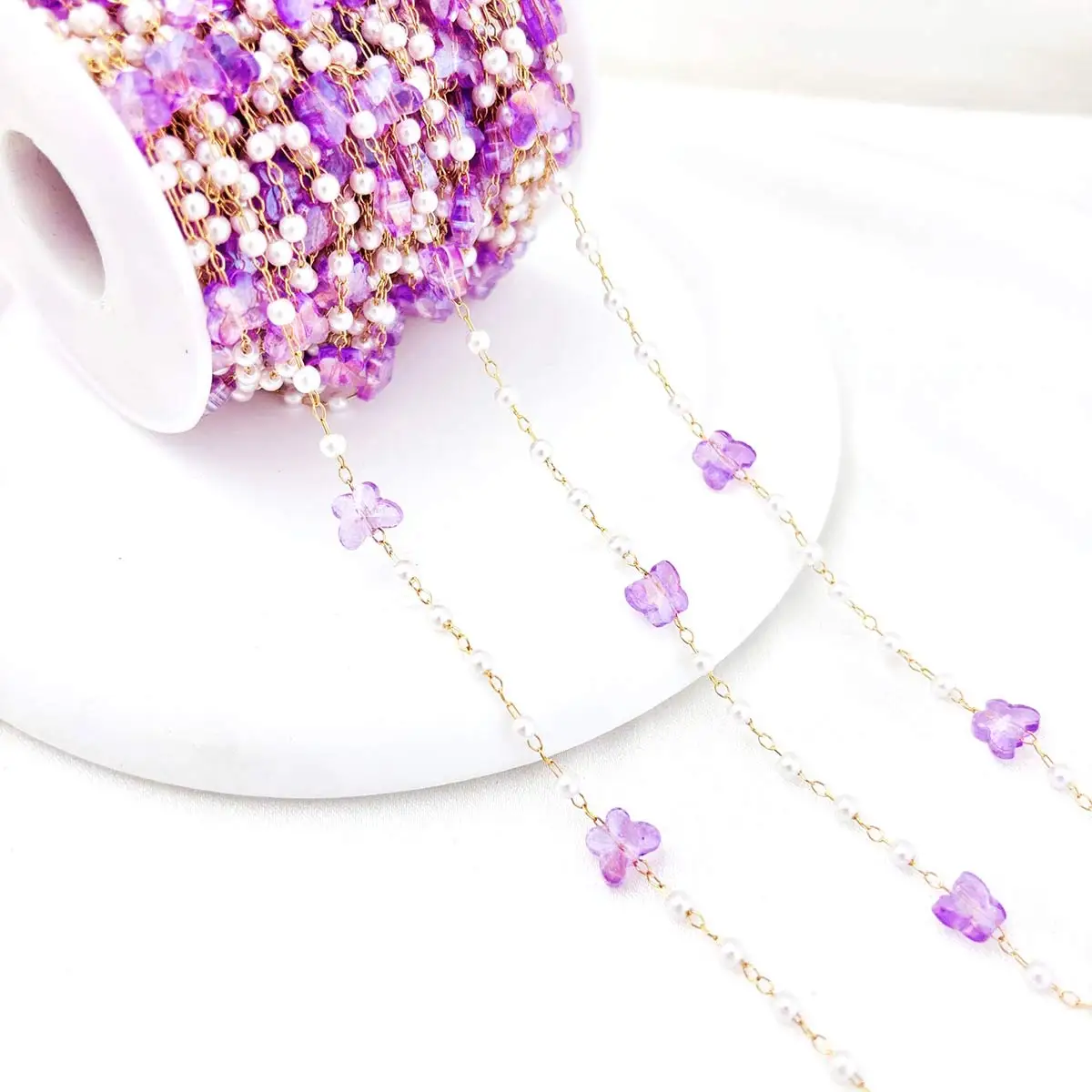cadena-de-eslabones-dorados-de-5m-abalorios-de-resina-morada-con-forma-de-mariposa-perlas-de-imitacion-blancas-pulsera-horquilla-collar-suministros-para-manualidades-diy