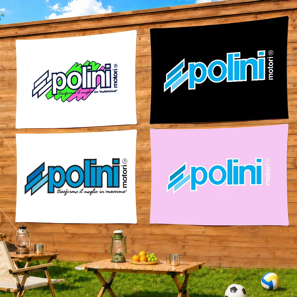 Brand P-Polini-Italy S-Scoote Flag Decorative Home Yard & Garden Decor Banner - Indoor Outdoor Wall Hanging Flag