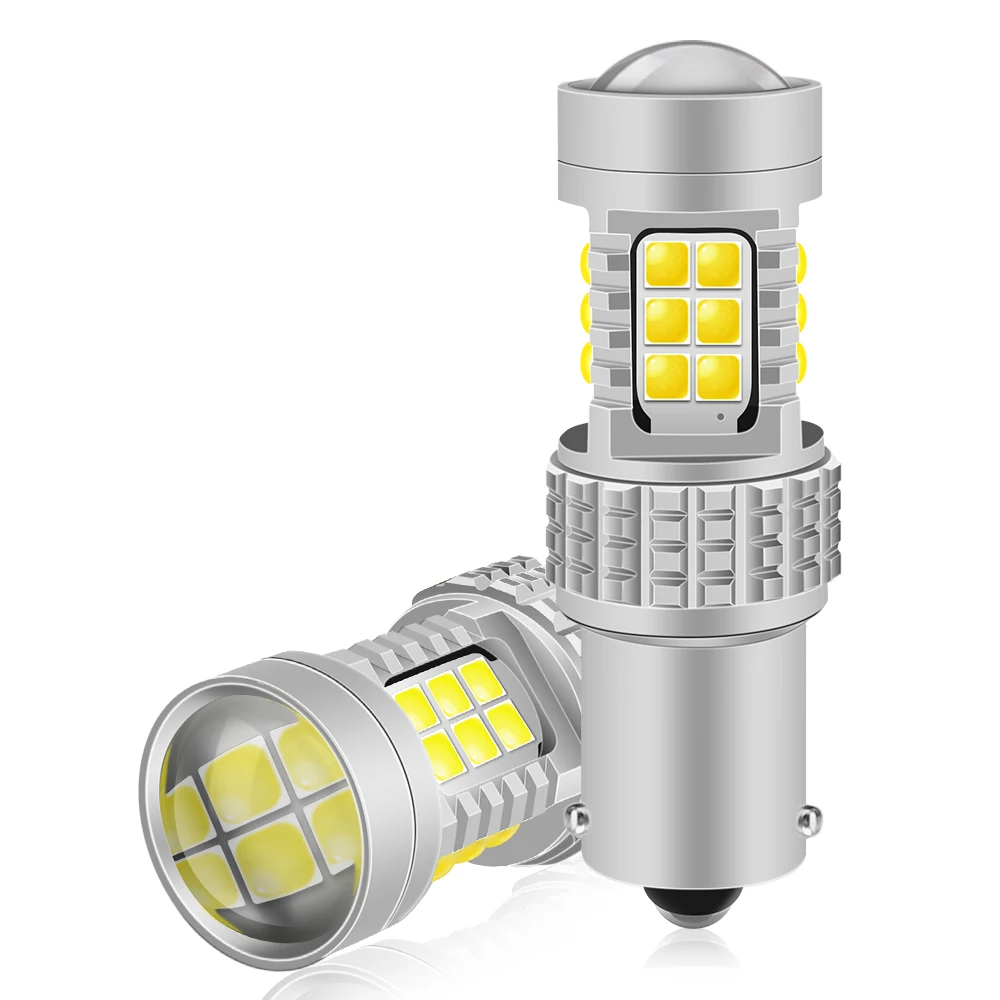 

Fenikso LED Bulbs Reverse Light, Turn Signal lights with lens 800 Lumens, 1156 1157 7440 7443 3156 3157 white/red/yellow,2pcs.