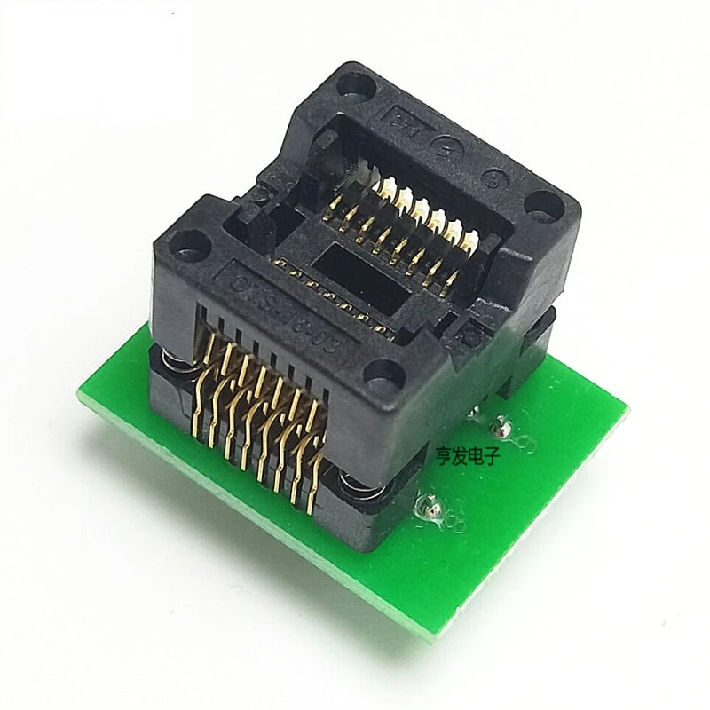 150mil Narrow Body SOP16 to Dip Conversion IC Test Seat Soic16 Burning Seat Sop8 / 14 Brush Bois