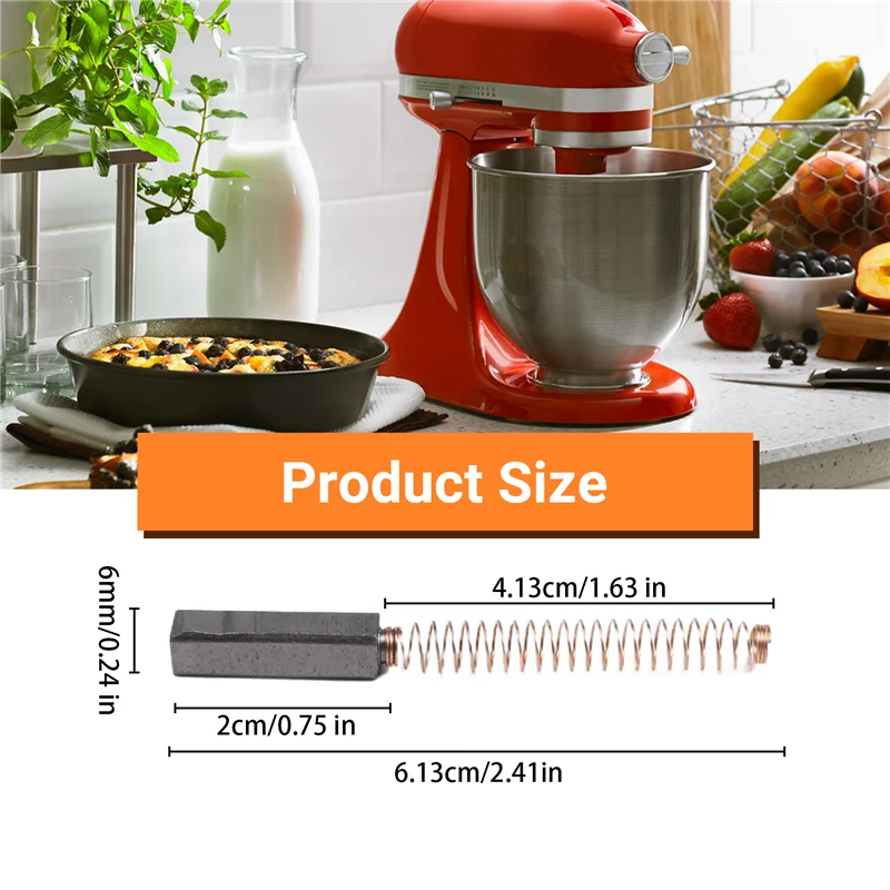 A97G W10380496 Щетка для двигателя миксера с углеродной подставкой для Whirlpool и кухонных принадлежностей Щетка для двигателя миксера 5K5SS WHK55K