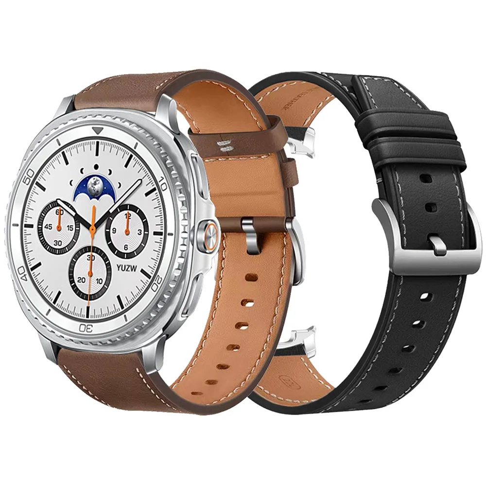 Leather Strap Watch… - image