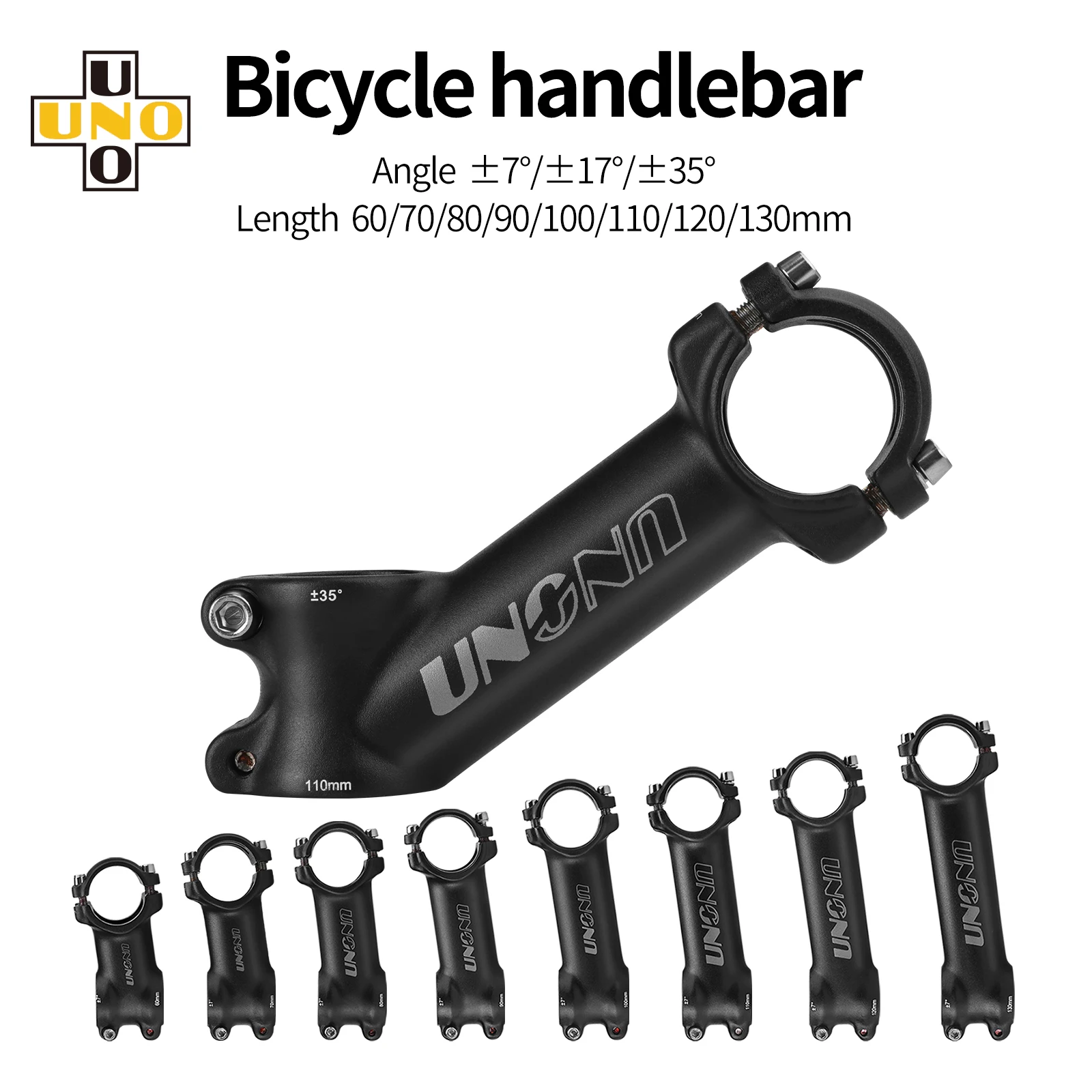 

UNO 31 8 мм вынос велосипеда 7 17 35 градусов алюминиевый сплав руль для горного шоссейного велосипеда 60 120 мм