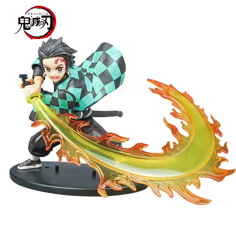 

In Stock Demon Slayer Kamado Tanjirou Agatsuma Zenitsu Anime Action Figure Doll Handmade Model Desktop Ornament Model Toys Gifts