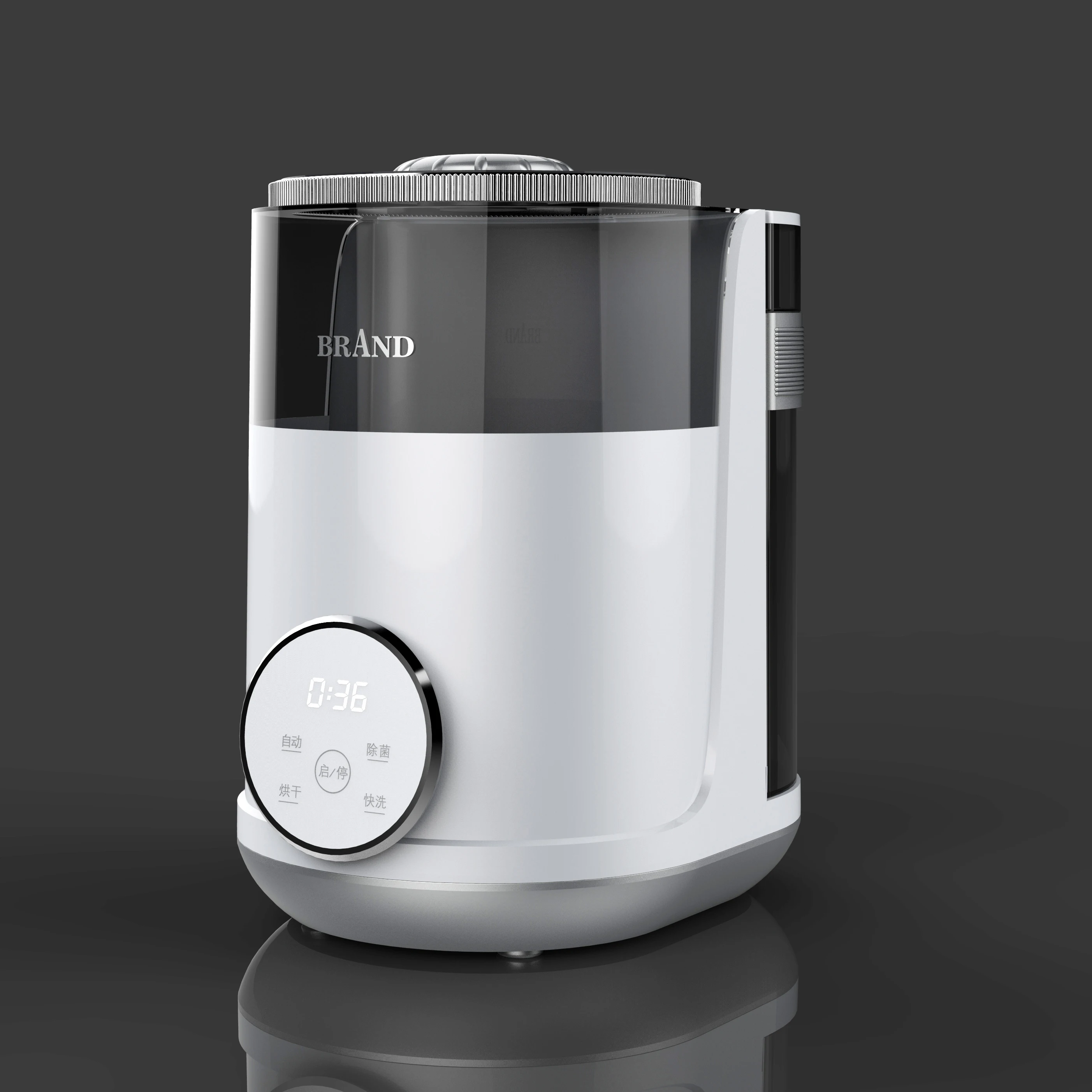 YTYIN Portable Smart Home Automatic Baby Bottle Washing Machine Steam Disinfection And Drying Freestanding Freeing Your Hands