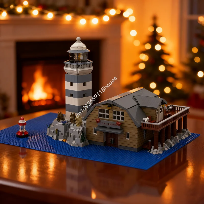 

5014 шт. MOC крабовая шайба маяк модульная модель строительные блоки строительство DIY идея образование рождественские подарки игрушка кирпич