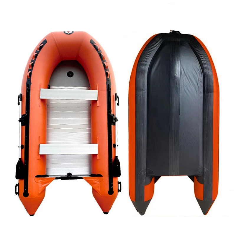 

Heavy Duty 16ft A430 Strengthened Aluminum Floor PVC Inflatable Boat For Rescue