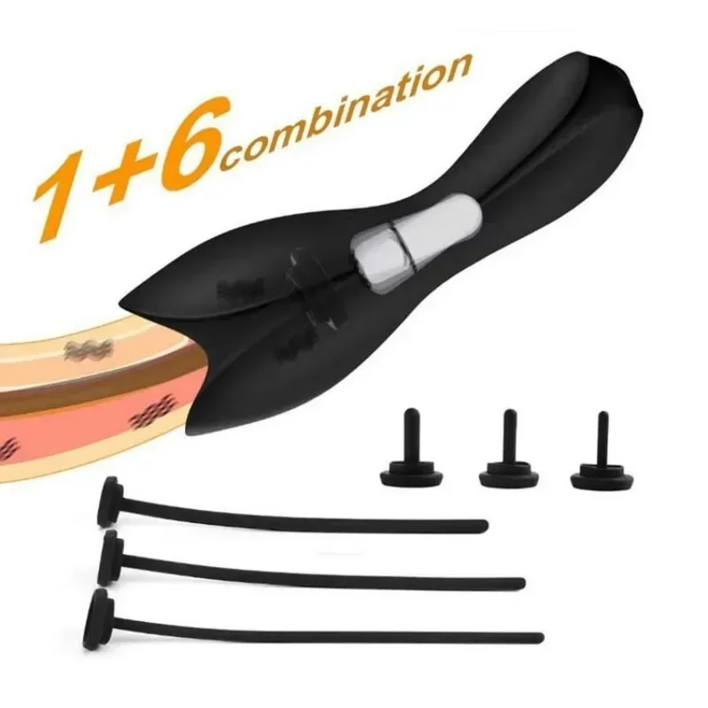 

Male Penis Pump Vibrator Urethra Expansion Stimulator for Men Urethra Masturbation Penis Plug Erotic Sex Toys Penis Massager