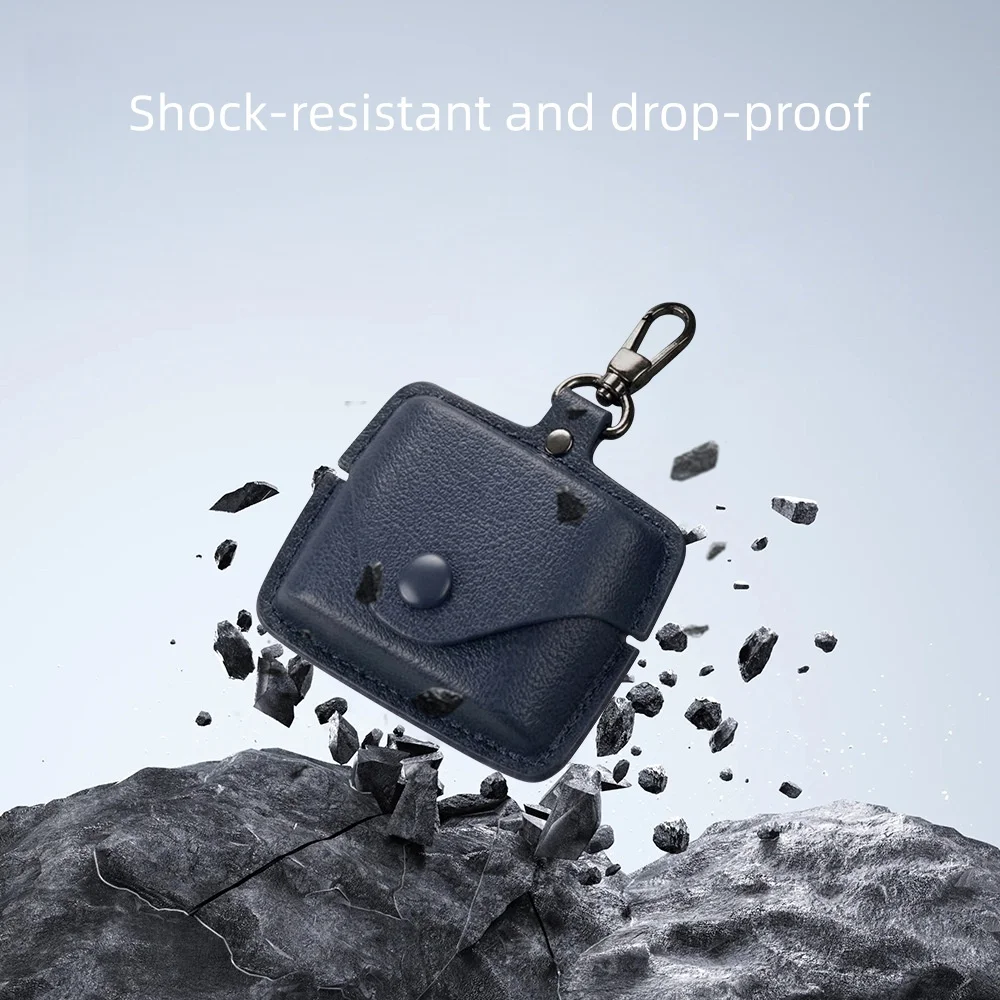 

Carrying Case for Sony WF-1000XM6 Wireless Earbuds, PU Leather Protective Cover With Carabiner, Dustproof, Shockproof & Durable