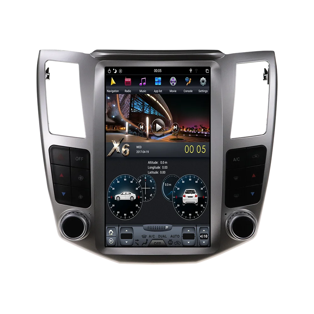 Para Lexus RX300 RX330 RX350 2003-2015 Carplay WIFI navegación GPS para coche reproductor Multimedia unidad central de Audio radio para coche