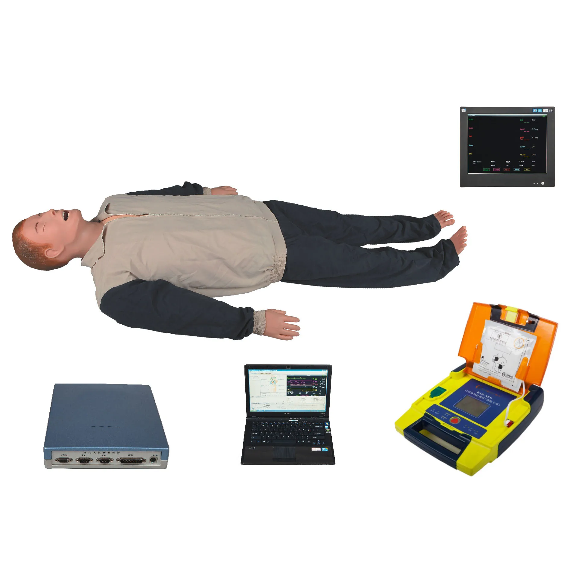 Clinical Teaching Man-hine Interaction First Aid Mannequin CPR Training Simulation Manikin