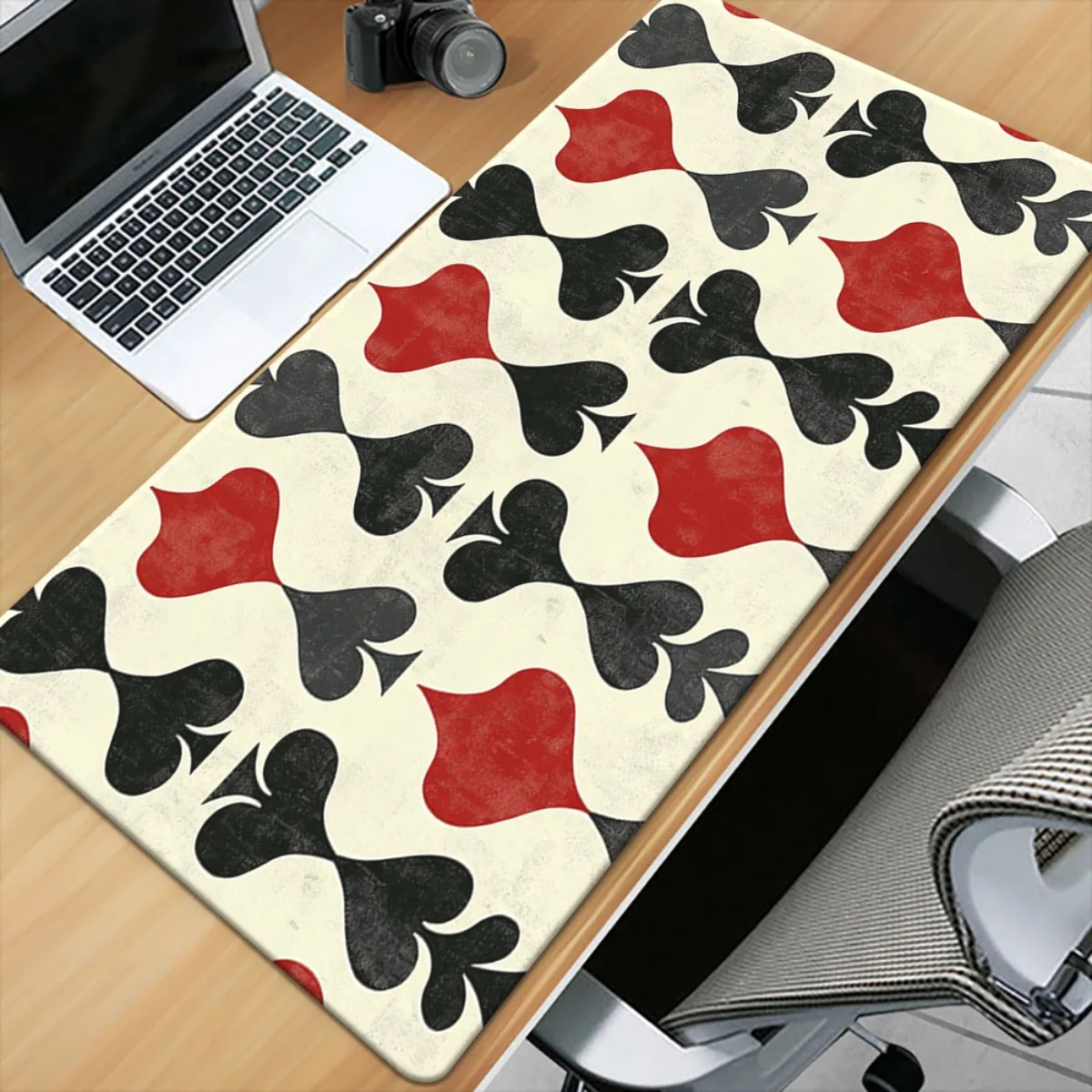 

Игровой коврик для мыши с символом карты-пики, резиновый, нескользящий, для ПК и компьютера