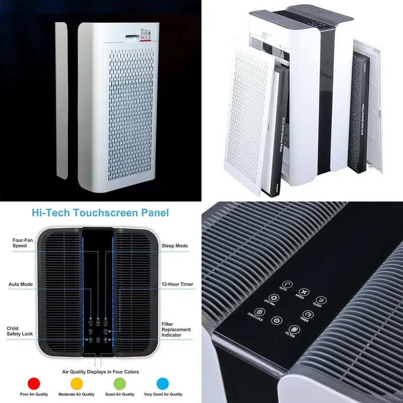for Low Air Purifier  Home with Timer Protects Health of Children Babies and Adults Household Use