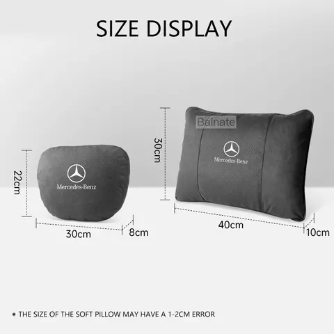 Voor Mercedes Benz A B C E S Klasse GLB GLC GLE SLK SLC SLK Auto Hoofdsteun Lendensteun Kussen Neksteun Nekkussen Accessoires