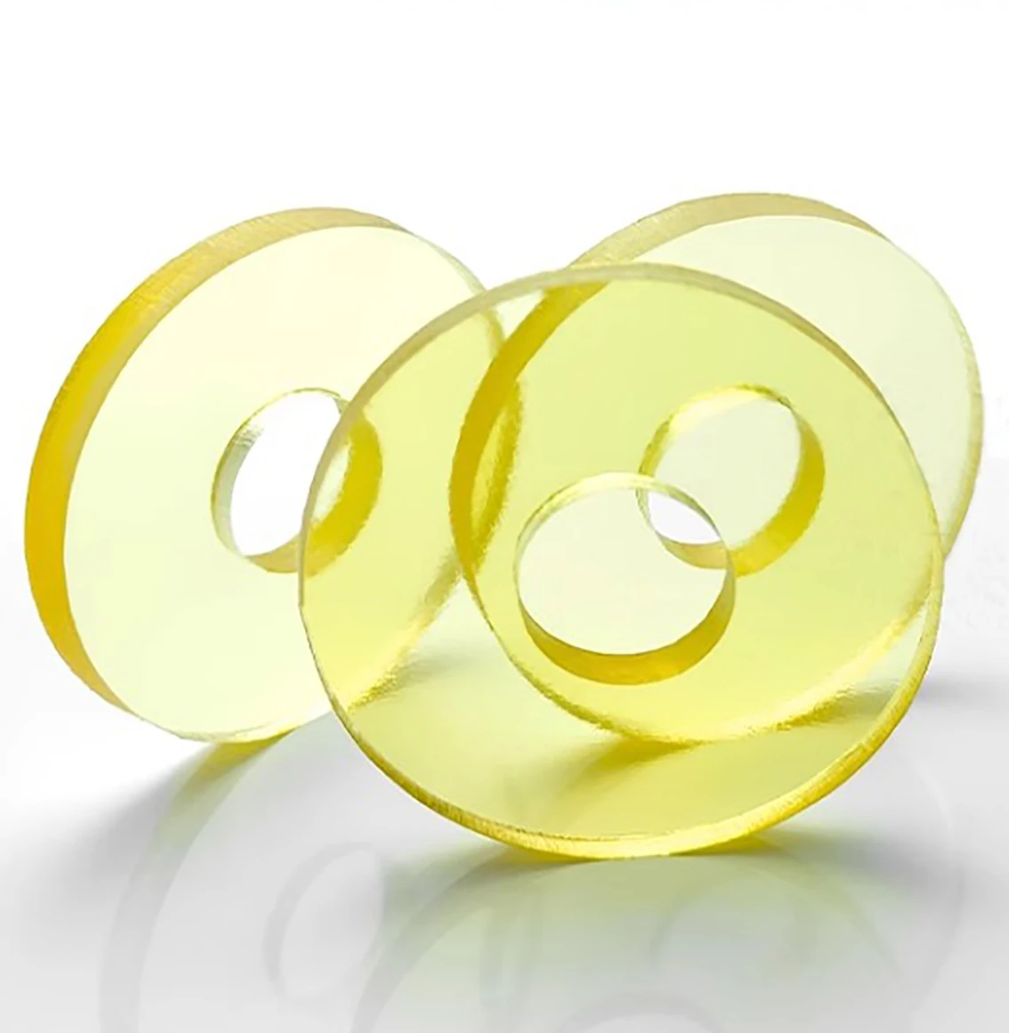 10Pcs PU Flat Gasket ID 12-36mm O-Ring Seal Spacer Washer Polyurethane Sealing Ring Shock Absorber Gasket Waterproof