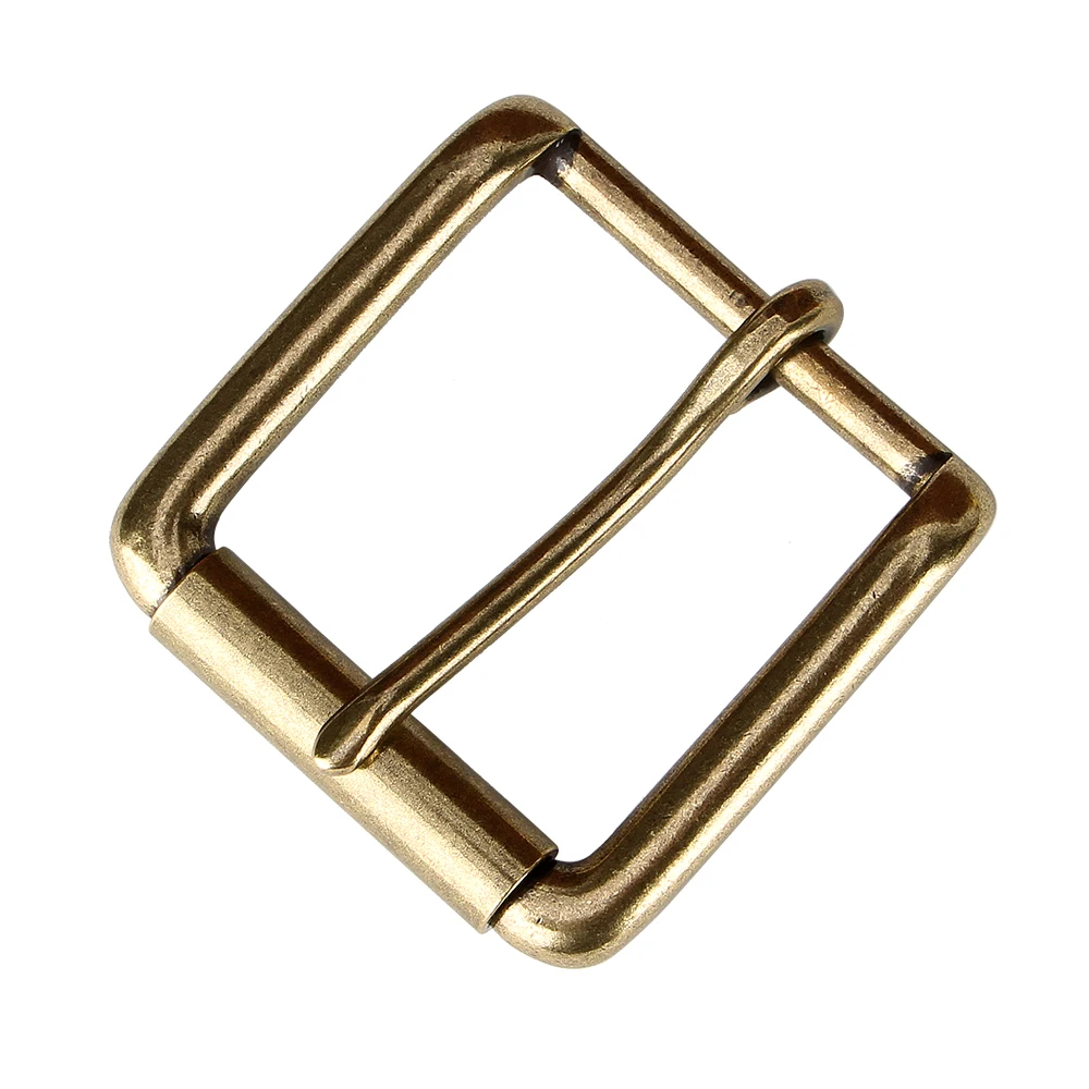 1 SZT. 40mm Mosiężna Klamra do Paska w Stylu Antycznego Brązu dla Mężczyzn, Wysokiej Jakości Element do Wyrobów Skórzanych, Styl Kowbojski Western do Paska Męskiego