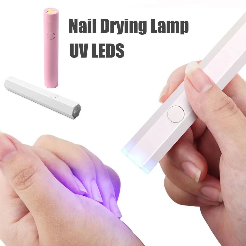 HALAIMAN Rechargeable Uv Led Lamp For Gel Nails Polish Drying Lamp Portable Professional Nail Dryer Led Lamp For Nails Manicure