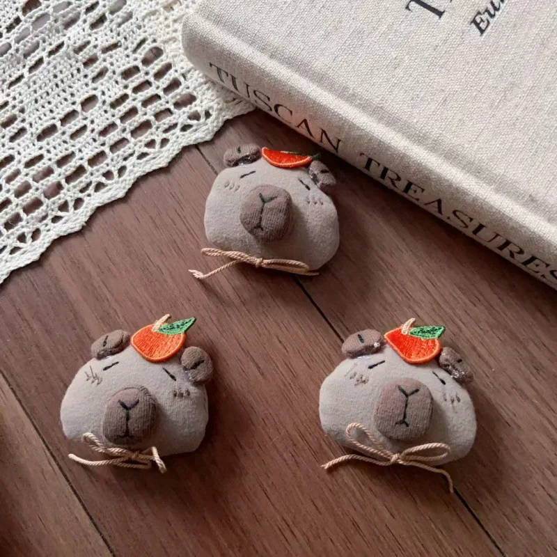

High Quality Handmade Fabric Ugly Cute Doll Pendant Keychain Brooch for Backpack Purse DIY Fashion Accessory