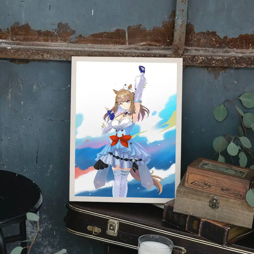 1 قطعة عين اللوز أوما موسومي جميلة ديربي المشارك طباعة لغرفة النوم غرفة المعيشة ديكور المنزل اللوحة جدار الفن HD صورة جدارية