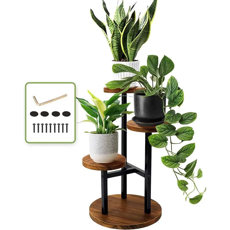 

Cross-border hot-selling floor-standing flower pot stands, multi-layer splicing flower stands, indoor flower stands, balcony flo